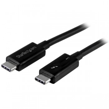 StarTech.com Cable Thunderbolt 3 Macho - USB-C Macho, 40 Gbit/s, 2 Metros, Negro - Envío Gratis