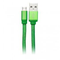 Vorago Cable USB 2.0 A Macho - micro USB B Macho, 1 Metro, Verde - Envío Gratis