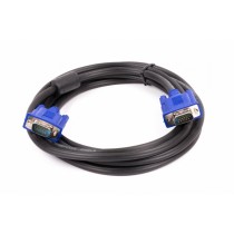 Naceb Cable VGA (D-Sub) Macho - VGA (D-Sub) Macho, 1.5 Metros, Negro/Azul - Envío Gratis