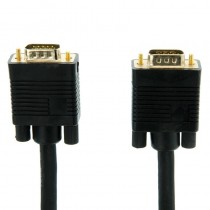 Vcom Cable VGA (D-Sub) Macho - VGA (D-Sub) Macho, 1.8 Metros, Negro - Envío Gratis