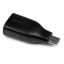 StarTech.com Adaptador micro USB B Hembra - mini USB B Macho, Negro - Envío Gratis