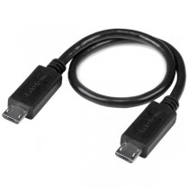 StarTech.com Cable Adaptador USB OTG, micro USB Macho - micro USB Macho, 20cm, Negro - Envío Gratis