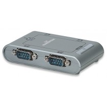 Manhattan Convertidor USB - Serie 4x RS-232 9-pin, Plata - Envío Gratis