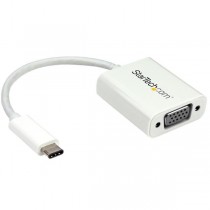 StarTech.com Adaptador de Video USB C - VGA, Blanco - Envío Gratis