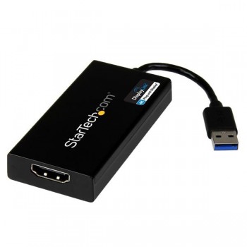 StarTech.com Adaptador Gráfico Externo Multi Monitor USB 3.0 Macho - HDMI Hembra Ultra HD 4K - Envío Gratis