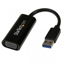 Startech.com Adaptador de Video Convertidor USB 3.0 Macho - VGA Hembra, 6cm, Negro - Envío Gratis