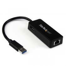 StarTech.com Tarjeta Ethernet Externa USB 3.0, Alámbrico, 1x RJ-45, Negro - Envío Gratis