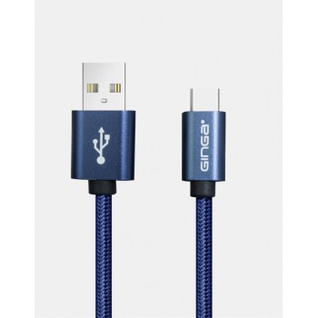 Ginga Cable USB A Macho - USB C Macho, Azul - Envío Gratis