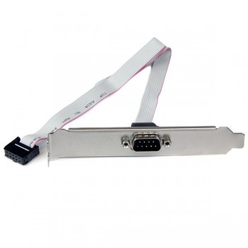 StarTech.com Adaptador de Header Bracket Serial para Tarjeta Madre, DB9 RS232 - IDC 10-pin, 40cm - Envío Gratis