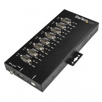 StarTech.com Adaptador Industrial USB - 8 Puertos Serial DB9, Negro - Envío Gratis