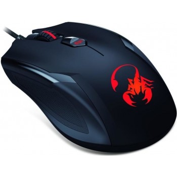 Mouse Gamer Genius Óptico AMMOX X1-400, Alámbrico, USB, 3200DPI, Negro/Rojo - Envío Gratis