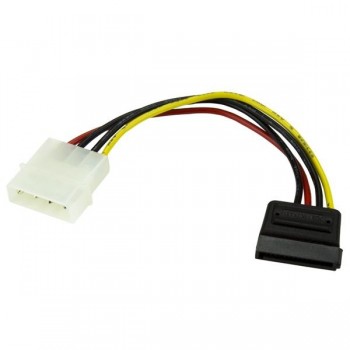 StarTech.com Cable Adaptador de Alimentación Molex a SATA, 15cm - Envío Gratis