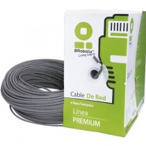 BRobotix Bobina de Cable Cat6 UTP, 305 Metros, Gris - Envío Gratis