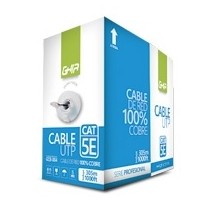 Ghia Bobina de Cable Cat5e UTP 4 Pares, 305m, Blanco - Envío Gratis