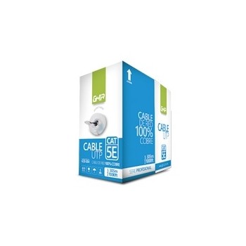 Ghia Bobina de Cable Cat5e UTP 4 Pares, 305m, Blanco - Envío Gratis