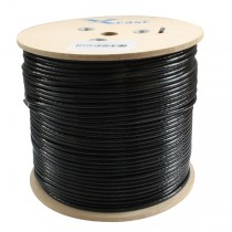 X-Case Bobina de Cable Cat6 UTP 4 Pares, 305 Metros, Negro - Envío Gratis