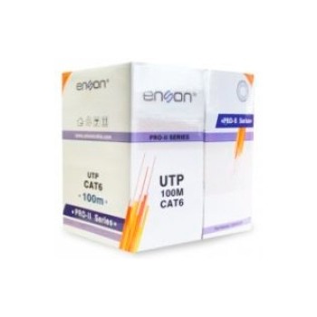 Enson Bobina de Cable Cat6 UTP, 100 Metros, Gris - Envío Gratis