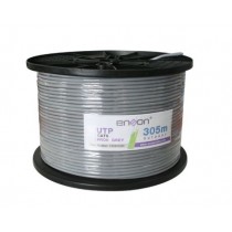 Enson Bobina de Cable Cat6 UTP, 305 Metros, Gris - Envío Gratis