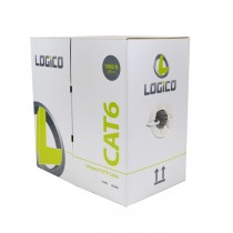 Logico Bobina de Cable Cat6 UTP C6EU2602, 305 Metros, Blanco - Envío Gratis