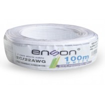 Enson Bobina de Cable Alarma 33201W100 2C/22W PRO-II, 100 Metros, Blanco - Envío Gratis