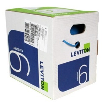 Leviton Bobina de Cable Cat6 UTP, 305 Metros, Azul - Envío Gratis