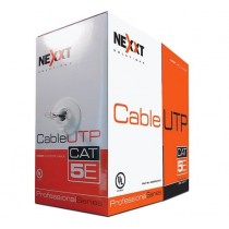 Nexxt Solutions Bobina de Cable Cat5e UTP, 305 Metros, Gris - Envío Gratis