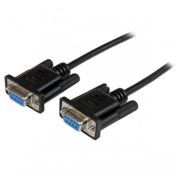 StarTech.com Cable Nulo de Módem Serial RS232 DB9 Hembra - Hembra, 2 Metros, Negro - Envío Gratis