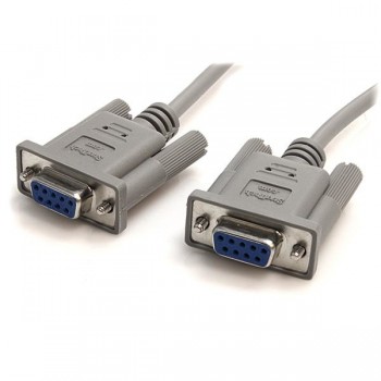 StarTech.com Cable Serial DB-9 Hembra - DB-9 Hembra, 3 Metros, Gris - Envío Gratis