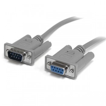 StarTech.com Cable Serial DB-9 Hembra - DB-9 Macho, 3 Metros, Gris - Envío Gratis