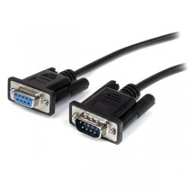 StarTech.com Cable Serial DB-9 Macho - DB-9 Hembra, 2 Metros, Negro - Envío Gratis