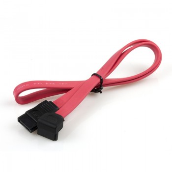 Xtech Cable SATA con Conector de Ángulo Macho - Macho, 50cm, Rojo - Envío Gratis