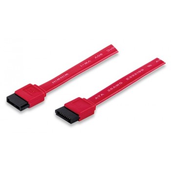 Manhattan Cable SATA-SATA, 50cm, Rojo - Envío Gratis