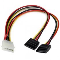 StarTech.com Cable de Alimentación en Y, 12'', 2x SATA, 30cm - Envío Gratis