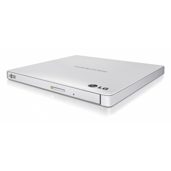 LG GP65NW60 Quemador de DVD Portátil, DVD-R 8x, CD 24x, USB 2.0, Externo, Blanco - Envío Gratis