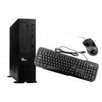 Computadora Kit Qian Slim Bao Q3001, Intel Core i3-7100 3.90GHz, 4GB, 1TB, FreeDOS + Teclado/Mouse - Envío Gratis