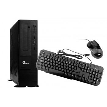 Computadora Kit Qian Slim Bao Q3001, Intel Core i3-7100 3.90GHz, 4GB, 1TB, FreeDOS + Teclado/Mouse - Envío Gratis