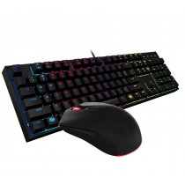 Kit Gamer Teclado y Mouse Cooler Master MasterKeys Lite L Combo RGB, Alámbrico, USB, Negro (Inglés) - Envío Gratis