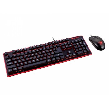 Kit Gamer de Teclado y Mouse Cougar DEATHFIRE, Alámbrico, USB, Negro (Español) - Envío Gratis