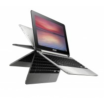 ASUS 2 en 1 Chromebook Flip C101PA-FS002 10.1'' WXGA, RockChip, 4GB, 16GB eMMC, Chrome OS, Plata - Envío Gratis