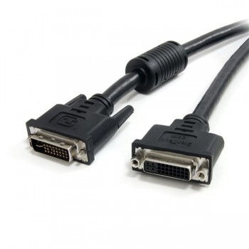 StarTech.com Cable DVI-I Macho - DVI-I Hembra, 1.8 Metros, Negro - Envío Gratis