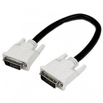 StarTech.com Cable para Monitor DVI-D Macho - DVI-D Macho, 30cm, Negro - Envío Gratis