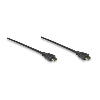 Manhattan Cable HDMI de Alta Velocidad, HDMI Macho - HDMI Macho, 4K, 3D, 15 Metros, Negro - Envío Gratis