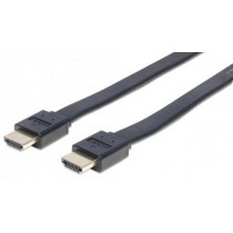 Manhattan Cable HDMI Macho - HDMI Macho, 50cm, Negro - Envío Gratis