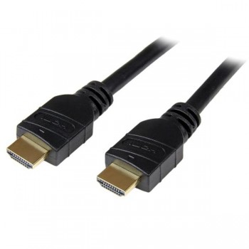 StarTech.com Cable HDMI de Alta Velocidad, HDMI Macho - HDMI Macho, 4K, 15 Metros, Negro - Activo con Amplificador - Envío Grati