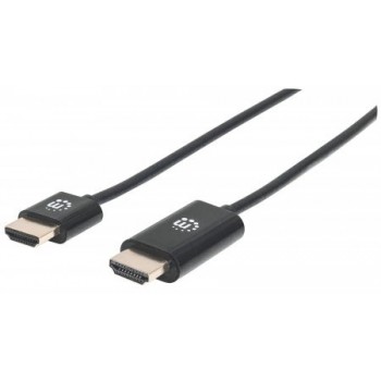 Manhattan Cable Ultradelgado HDMI Macho - HDMI Macho, 4.5 Metros, Negro - Envío Gratis