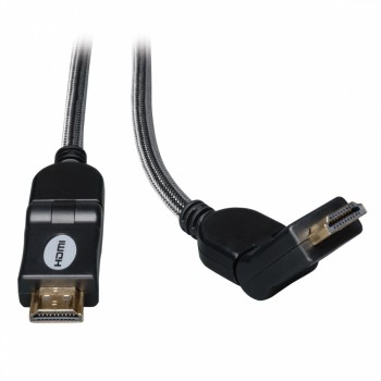 Tripp Lite Cable HDMI Macho - HDMI Macho con Conectores Giratorios, 91cm, Negro - Envío Gratis