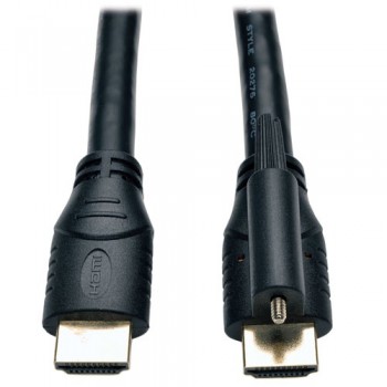 Tripp-Lite Cable HDMI de Alta Velocidad con Ethernet y Conector de Bloqueo, 4.57 Metros, Negro - Envío Gratis