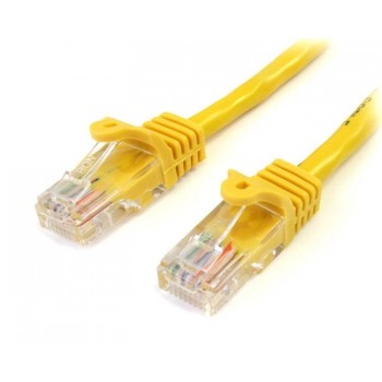 StarTech.com Cable Patch Cat5e UTP sin Enganches RJ-45 Macho - RJ-45 Macho, 1 Metro, Amarillo - Envío Gratis
