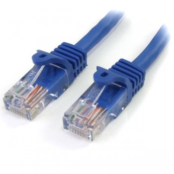 StarTech.com Cable Patch Cat5e UTP sin Enganches RJ-45 Macho - RJ-45 Macho, 1 Metro, Azul - Envío Gratis