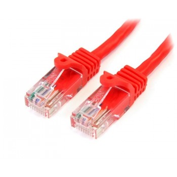 StarTech.com Cable Patch Cat5e UTP sin Enganches RJ-45 Macho - RJ-45 Macho, 1 Metro, Rojo - Envío Gratis